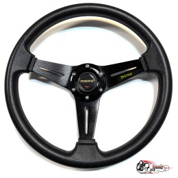 Руль МОМО без вылета черный (бюджет)