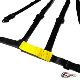 Ремни ТАКАТА ЧЕРНЫЕ 4 точки стандартная застежка (2 дюйма)