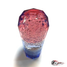 Насадка на ручку КПП дрифтовая 10см 3 цвета кристалл (красный белый синий)