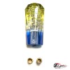 Насадка на ручку КПП дрифтовая 10см 3 цвета кристалл (желтый белый синий)
