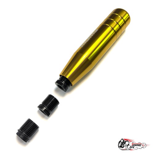 Насадка на ручку КПП МОМО цилиндр гладкий (золотой)