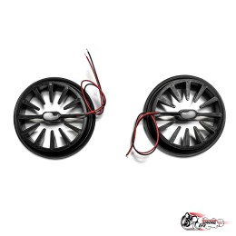 воздуховод AMG Гранта БЕЗ регулировки LED Синий (2шт) (LEDZILLA)