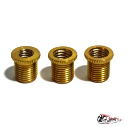 Насадка на ручку кпп шар Цветочки Синие