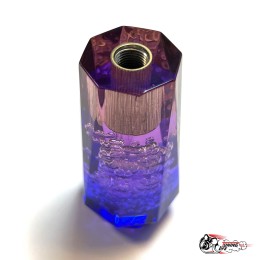 Насадка на ручку КПП дрифтовая 10см 3 цвета кристалл (синий фиолетовый красный)