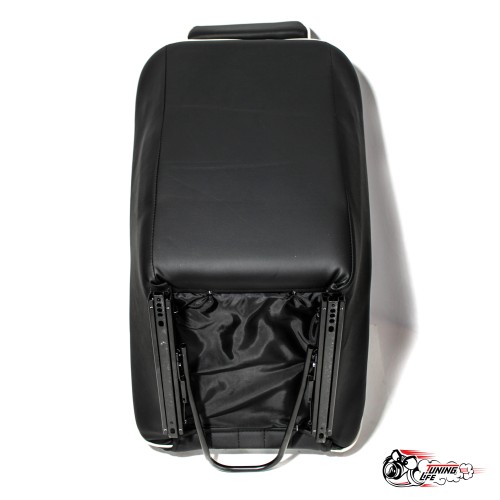 Ковш ретро стиль черный эко кожа