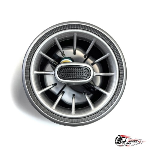 Воздуховоды AMG Гранта регулируемые Серые 4 шт, 8 цветов, 2 варианта управления, Пульт и Приложение