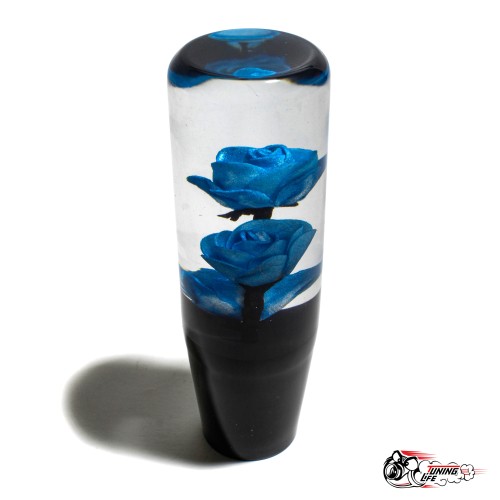 Насадка на ручку КПП роза синяя 15см