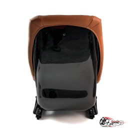 Спортивное сиденье (ковш) Old school (коричневая эко. кожа)