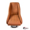 Спортивное сиденье (ковш) Old school (коричневая эко. кожа)
