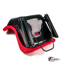 Спортивное сиденье (ковш) Bride Low Max красный (большой размер)