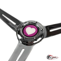 Руль сердце белый