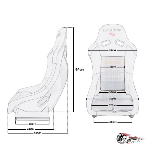 Спортивное сиденье (ковш) Bride Low Max (36 размер)