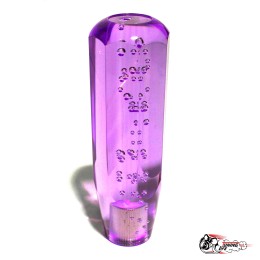 Насадка на ручку КПП дрифтовая 150мм фиолетовая граненая