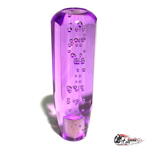 Насадка на ручку КПП дрифтовая 150мм фиолетовая граненая