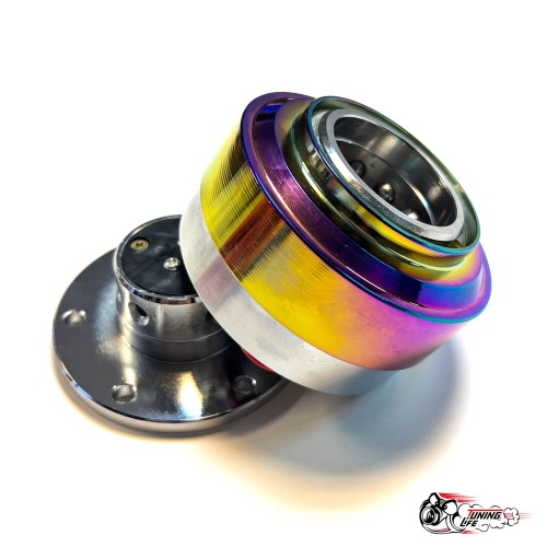 Переходник под руль спарко (быстросъем) НЕО-хром V2