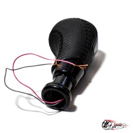 Насадка кпп черная строчка 2108 -15. 2110 - 2170 c ПОДСВЕТКОЙ КРАСНОЙ