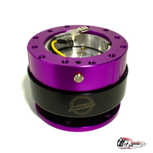 Переходник под руль NRG со звуком (быстросъем) Фиолетовый