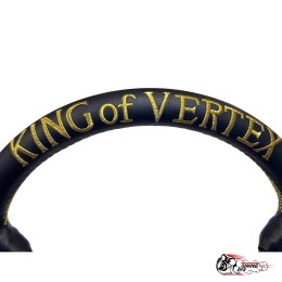Руль King of Vertex золото (кожа) D32