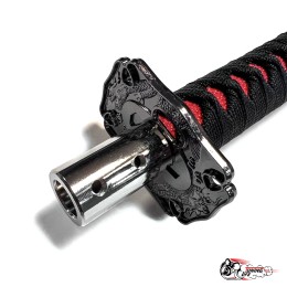 Насадка на КПП меч самурая Черная с Красным 20см
