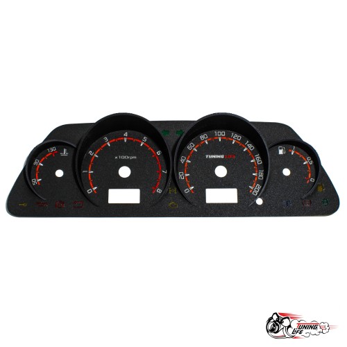 Шкала 2123 / Нива ВДО в стиле Vesta (красная)