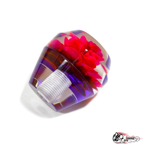 насадка на ручку КПП "розочка" синий фон