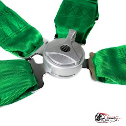 Ремни ТАКАТА ЗЕЛЕНЫЕ 4 точки (быстросъем)