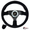 руль МОМО БЕЗ выноса замша черный