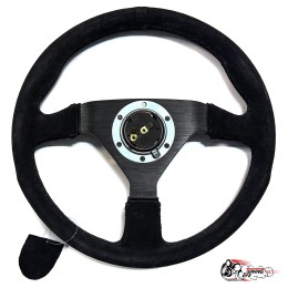 руль МОМО БЕЗ выноса замша черный