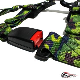 Ремни Sparco камуфляж с мягкой вставкой 4 точки Станадрт застежка