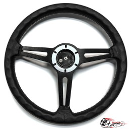 Руль МОМО MOD.08 style без выноса черный кожа D36