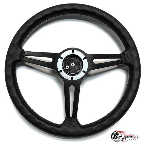 Руль МОМО MOD.08 style без выноса черный кожа D36