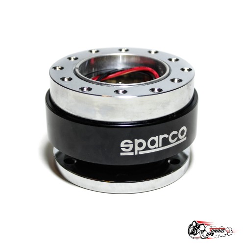 Переходник под руль спарко (быстросъем) черный