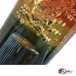 Насадка на ручку КПП дрифтовая 10см 3 цвета кристалл (оранжевый желтый темно-зеленый)