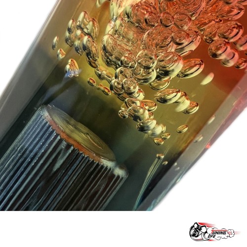 Насадка на ручку КПП дрифтовая 15см 3 цвета кристалл (оранжевый желтый темно-зеленый)