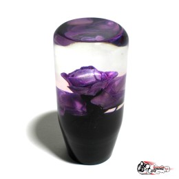 Насадка на ручку КПП роза фиолетовая 10см