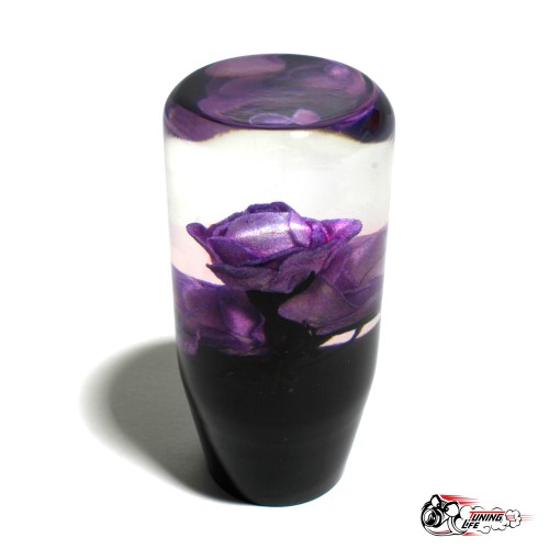 Насадка на ручку КПП роза фиолетовая 10см