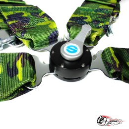 Ремни Sparco камуфляж 4 точки Быстросъем