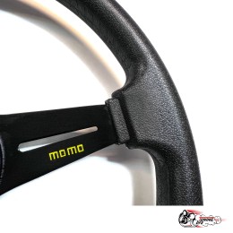 Руль МОМО без вылета черный (бюджет)