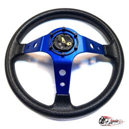 Руль МОМО вынос синий (бюджет)