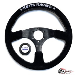 Руль Keys racing замша без вылета