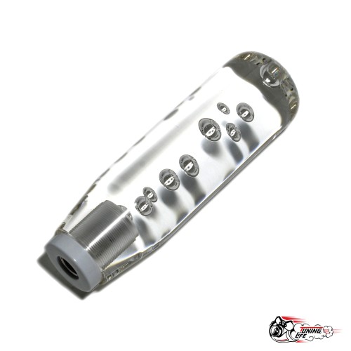 Насадка на ручку КПП дрифтовая 150мм прозрачная с подсветкой