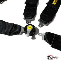 Ремни SABELT ЧЕРНЫЕ 4 точки (быстросъем)