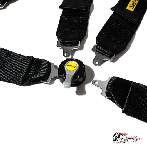 Ремни SABELT ЧЕРНЫЕ 4 точки (быстросъем)