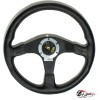 руль МОМО БЕЗ выноса кожа черный центр D35