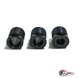 насадка на ручку кпп цилиндр карбон синий