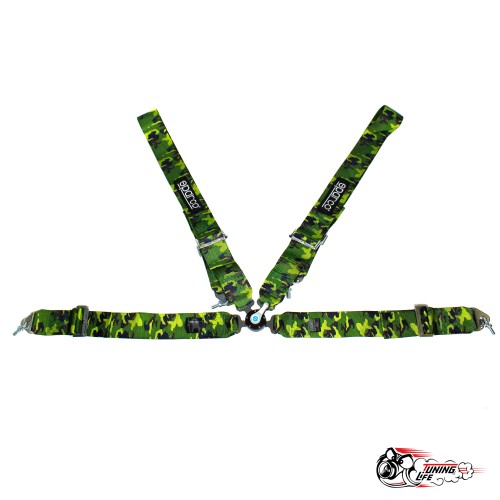 Ремни Sparco камуфляж 4 точки Быстросъем