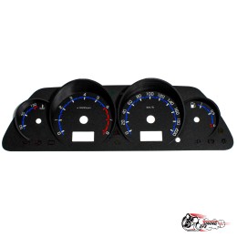 Шкала ВАЗ 2114 ВДО в стиле Веста (синяя)