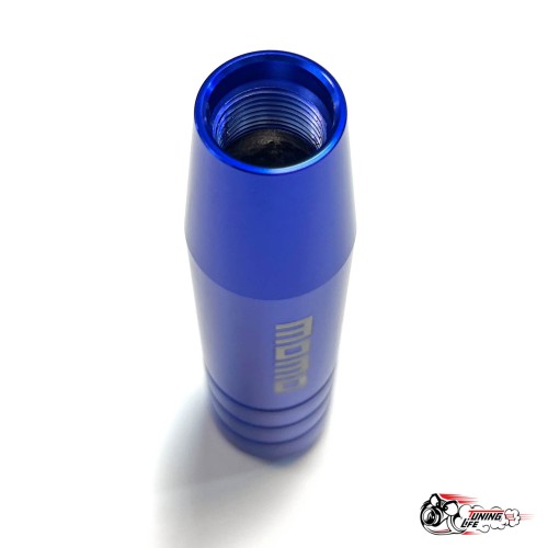 Насадка на ручку КПП МОМО цилиндр гладкий (синий)