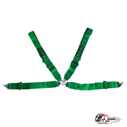 Ремни ТАКАТА ЗЕЛЕНЫЕ 4 точки (быстросъем)