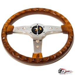 руль Nardi style хром дерево отверстия